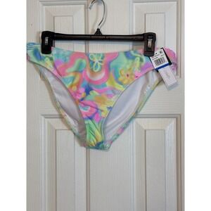 Salt & Cove Bikini Bottoms Floral‎ Pastel Multicolor Swimwear XL
